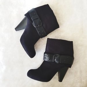 Kenneth Cole Reaction Tune It Up Black Booties